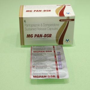 Pantoprazole and domperidone:MG PAN-DSR