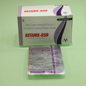 Rabeprazole and domperidone: RESURE-DSR